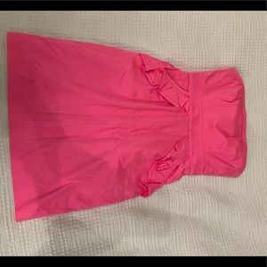 J. Crew strapless pink dress